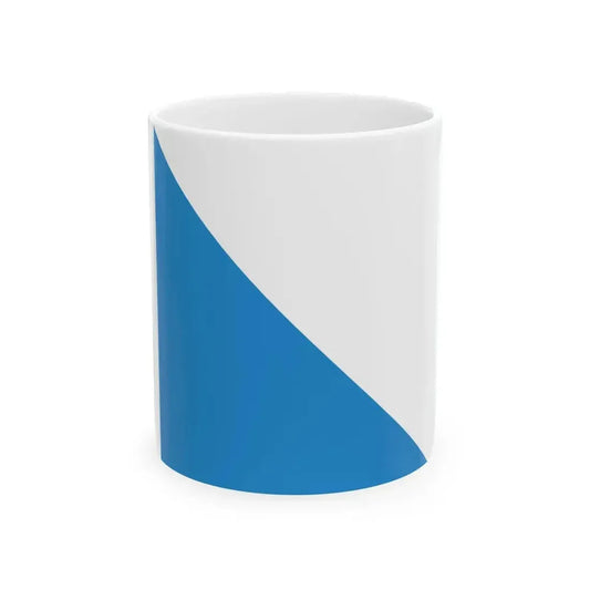 Flag of Canton of Zurich (Switzerland) White Coffee Mug 11oz - Go Mug Yourself