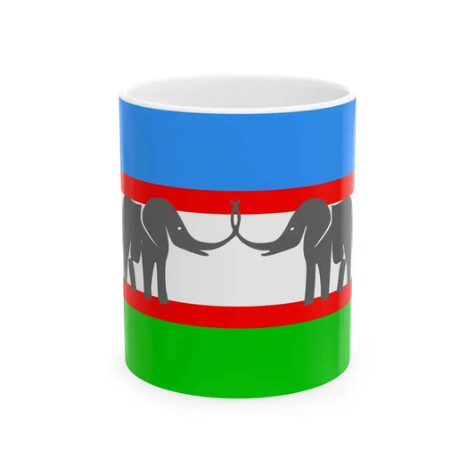 Flag of CANU (Namibia) White Coffee Mug 11oz - Go Mug Yourself