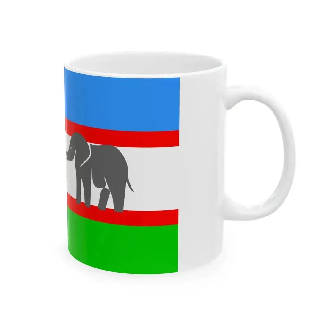 Flag of CANU (Namibia) White Coffee Mug - Go Mug Yourself