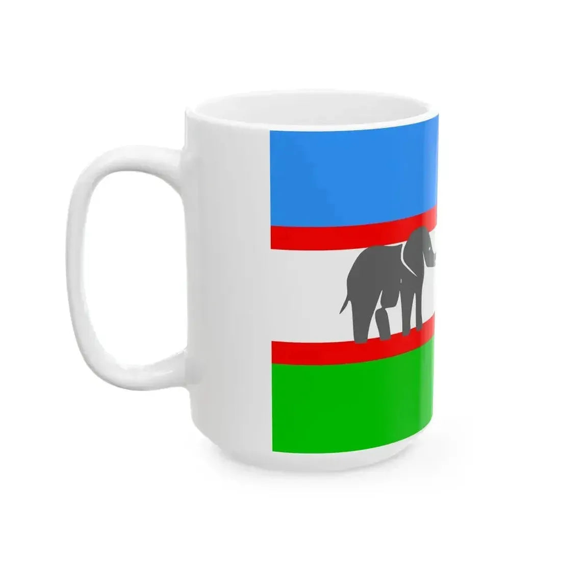 Flag of CANU (Namibia) White Coffee Mug - Go Mug Yourself
