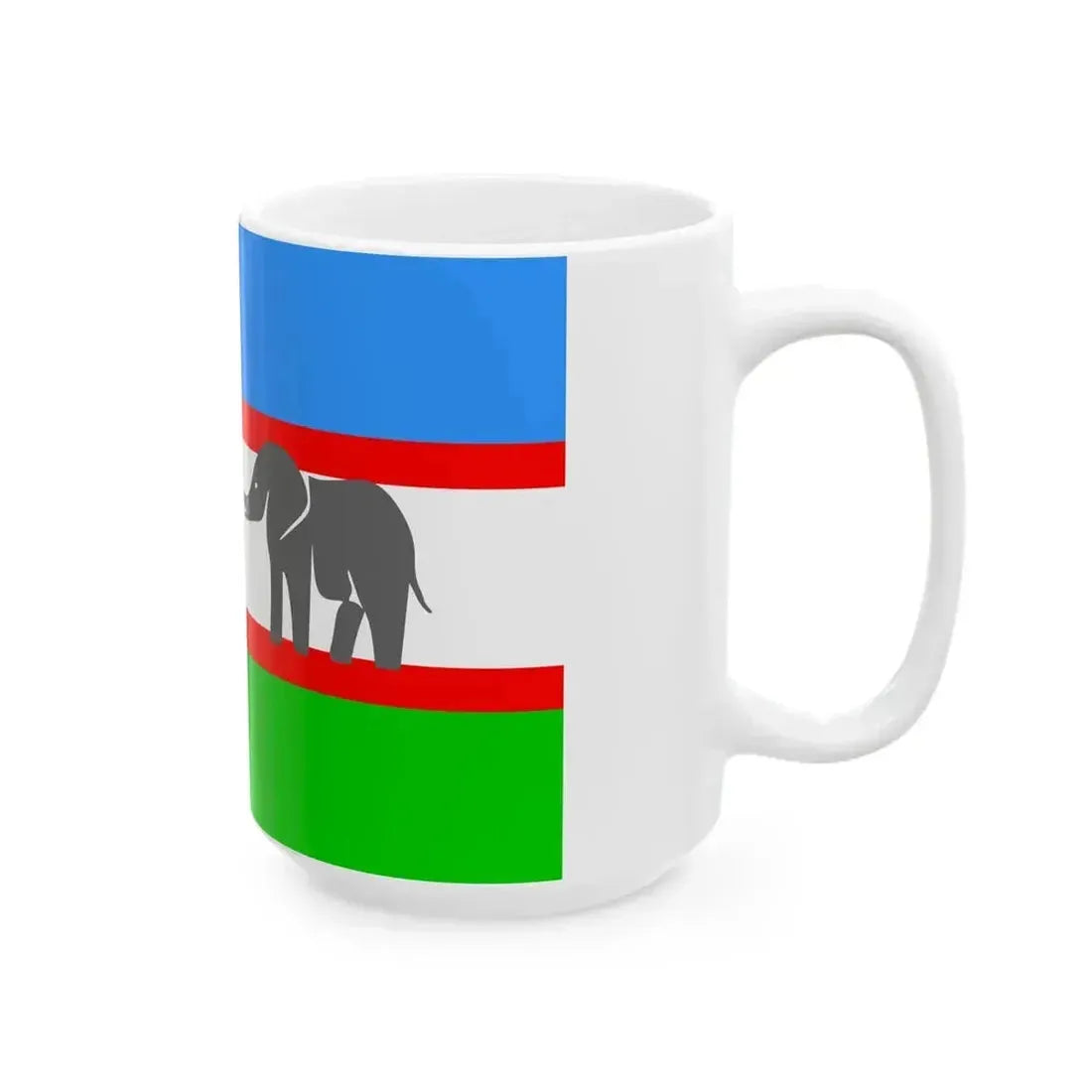 Flag of CANU (Namibia) White Coffee Mug - Go Mug Yourself