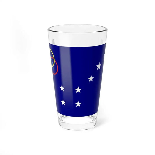 Flag of Caodaist Youth Union (Vietnam) Pint Glass 16oz 16oz - Go Mug Yourself