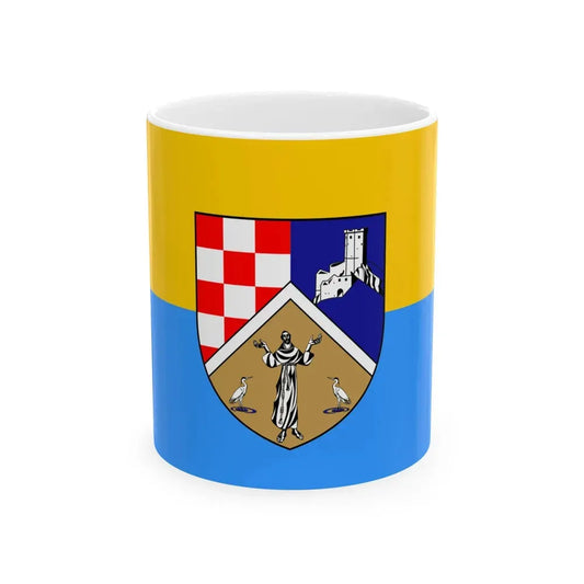 Flag of Capljina (Bosnia and Herzegovina) White Coffee Mug 11oz - Go Mug Yourself