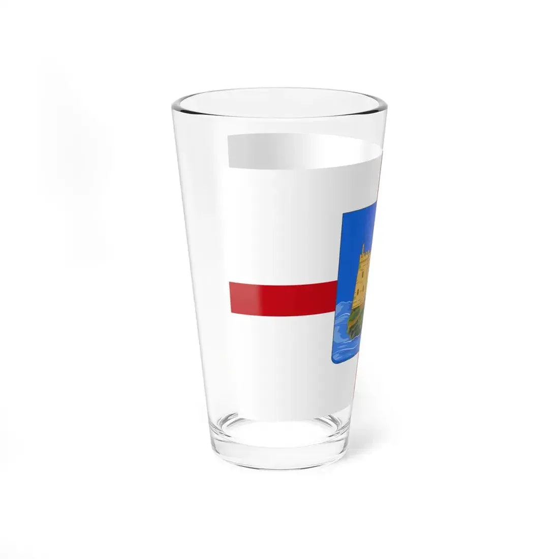 Flag of Capraia Isola (Italy) Pint Glass 16oz - Go Mug Yourself