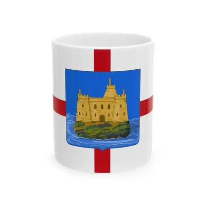 Flag of Capraia Isola (Italy) White Coffee Mug 11oz - Go Mug Yourself