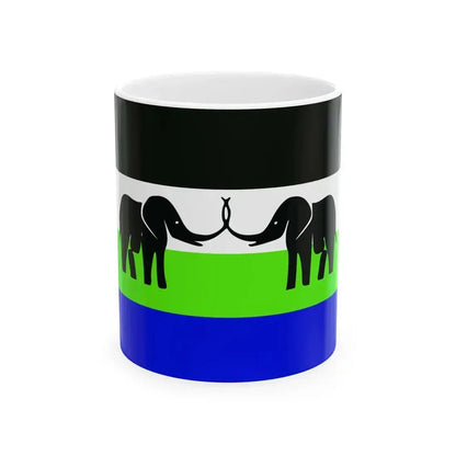 Flag of Caprivi Strip (Namibia) White Coffee Mug 11oz - Go Mug Yourself