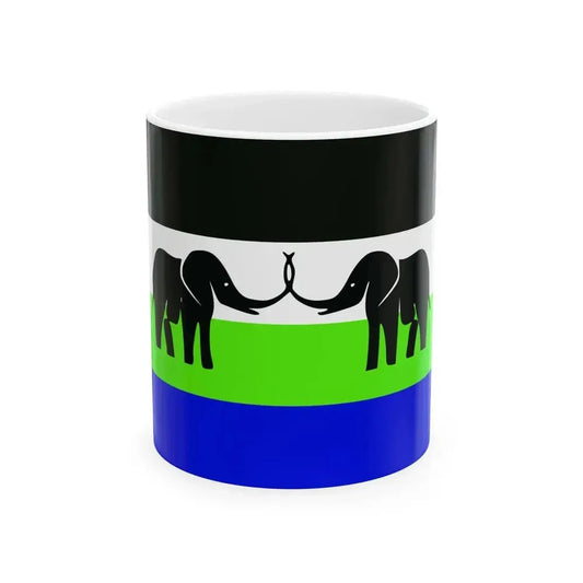 Flag of Caprivi Strip (Namibia) White Coffee Mug 11oz - Go Mug Yourself