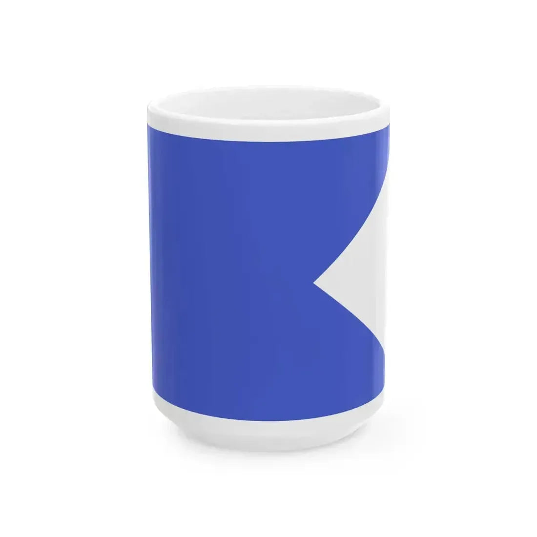 Flag of captain division commander of the Regia Marina (Italy) White Coffee Mug 15oz - Go Mug Yourself