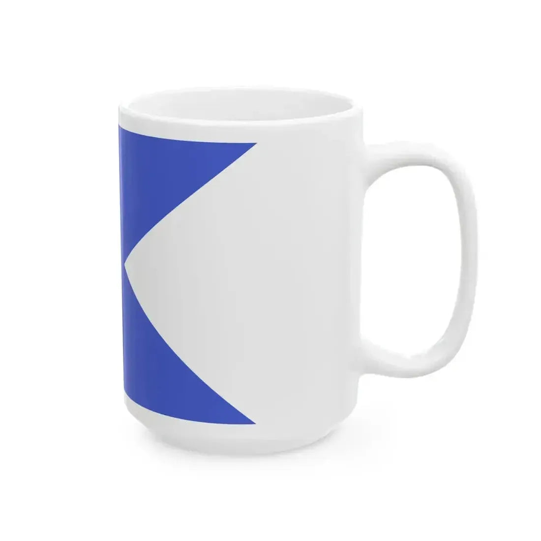 Flag of captain division commander of the Regia Marina (Italy) White Coffee Mug - Go Mug Yourself