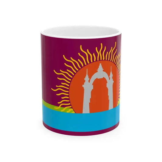 Flag of Carabobo State 2006-2008 (Venezuela) White Coffee Mug 11oz - Go Mug Yourself