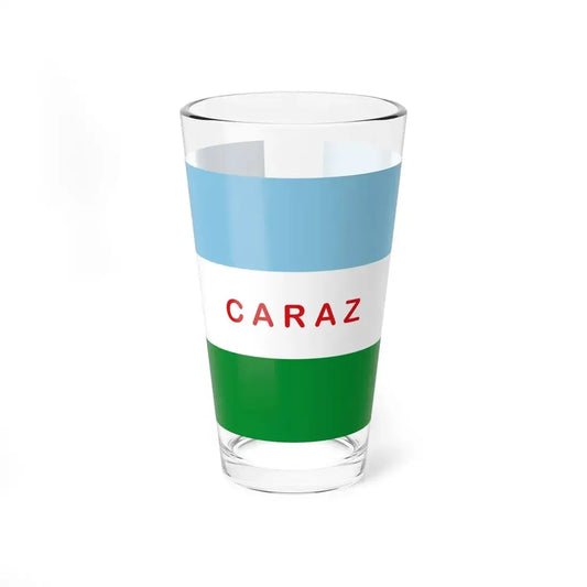 Flag of Caraz (Peru) Pint Glass 16oz 16oz - Go Mug Yourself