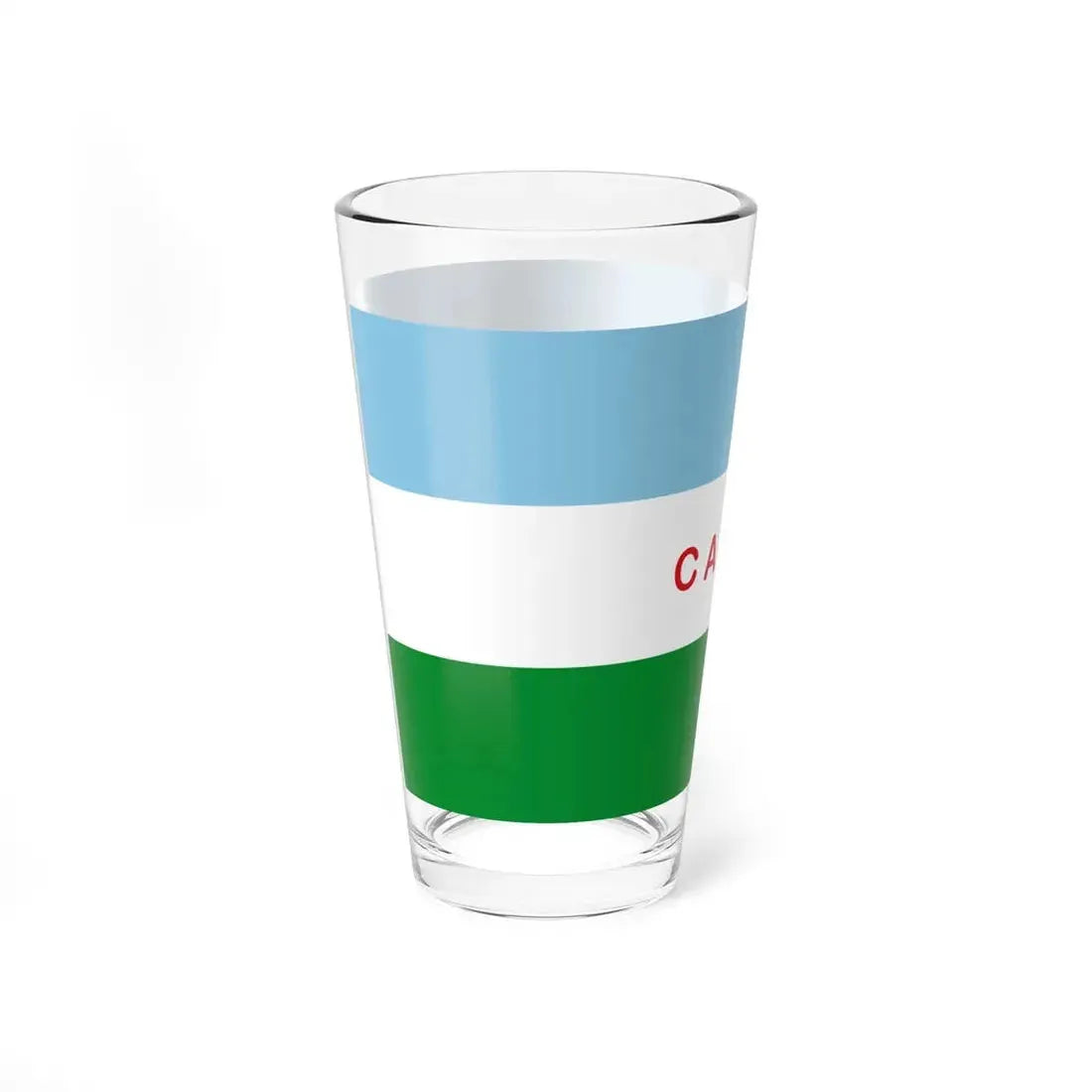 Flag of Caraz (Peru) Pint Glass 16oz - Go Mug Yourself