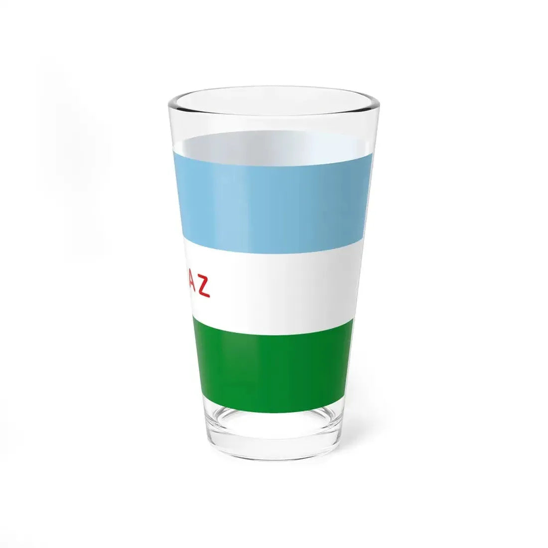 Flag of Caraz (Peru) Pint Glass 16oz - Go Mug Yourself