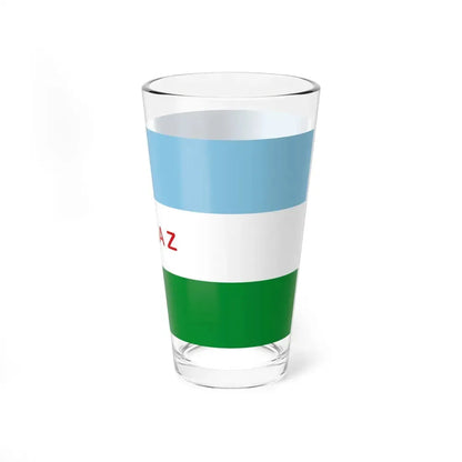 Flag of Caraz (Peru) Pint Glass 16oz - Go Mug Yourself