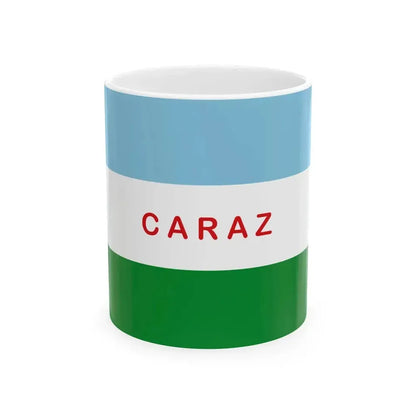 Flag of Caraz (Peru) White Coffee Mug 11oz - Go Mug Yourself