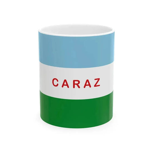 Flag of Caraz (Peru) White Coffee Mug 11oz - Go Mug Yourself