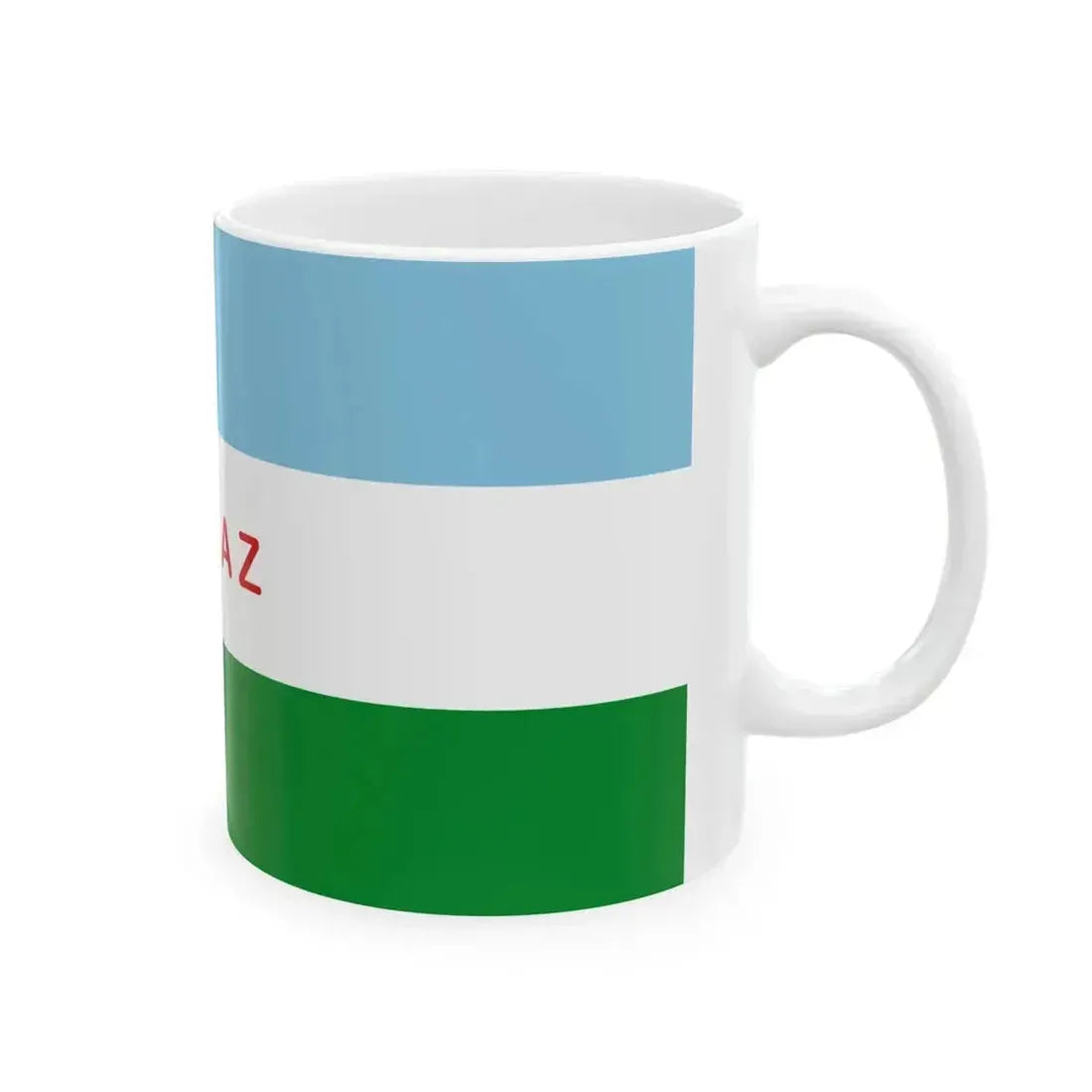 Flag of Caraz (Peru) White Coffee Mug - Go Mug Yourself