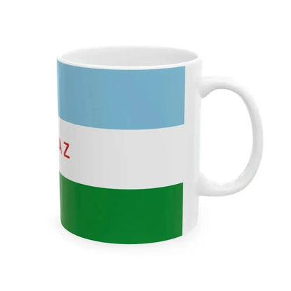 Flag of Caraz (Peru) White Coffee Mug - Go Mug Yourself