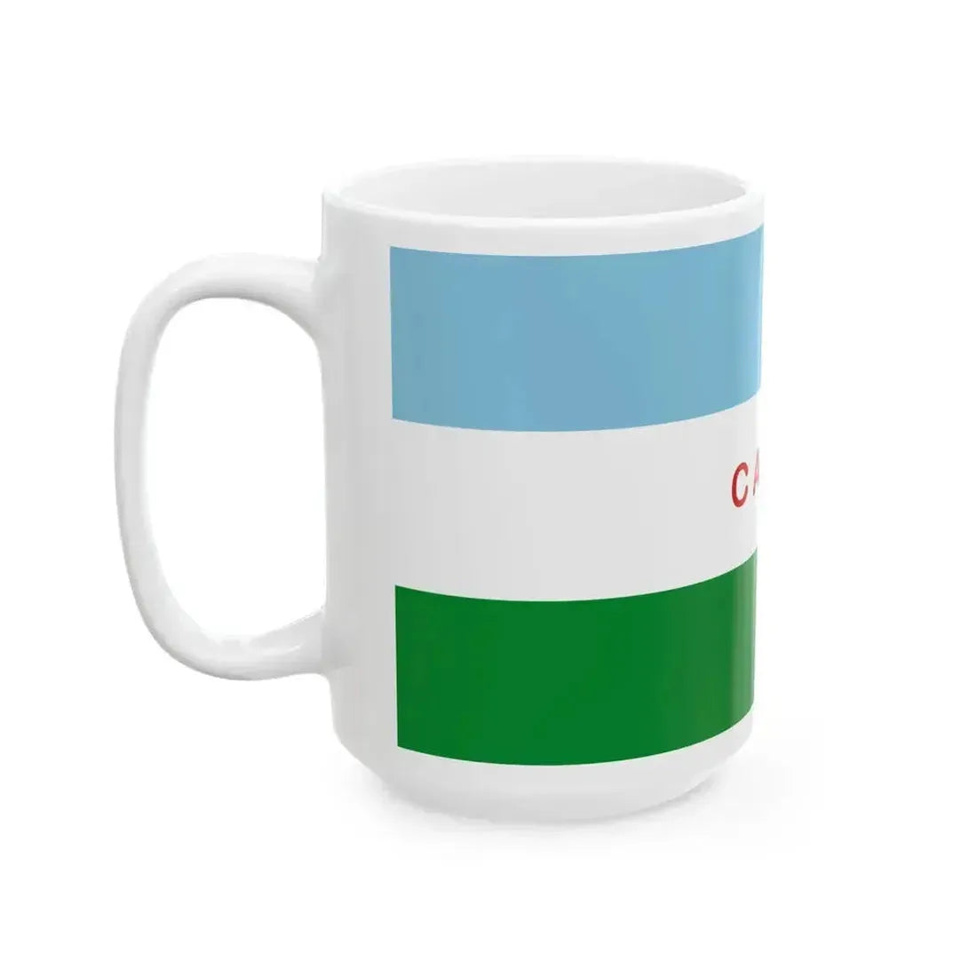 Flag of Caraz (Peru) White Coffee Mug - Go Mug Yourself