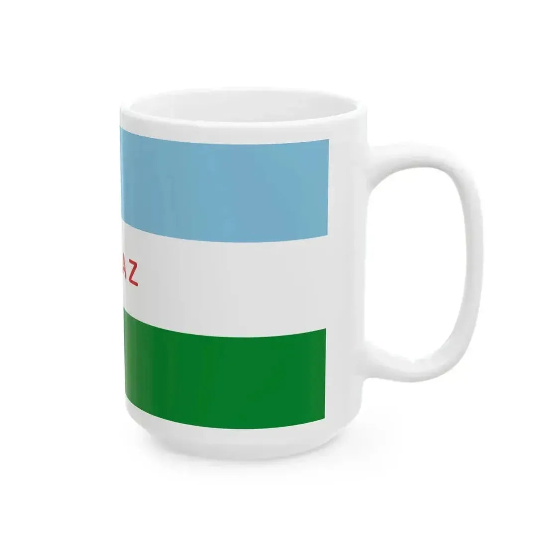 Flag of Caraz (Peru) White Coffee Mug - Go Mug Yourself