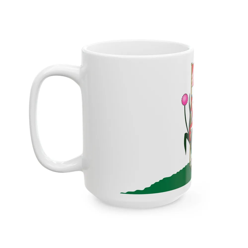 Flag of Cardiff UK - White Coffee Mug-Go Mug Yourself