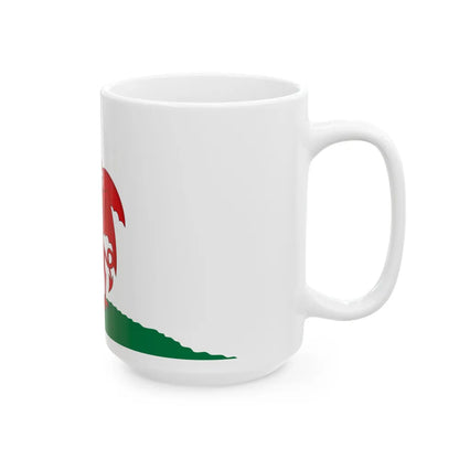 Flag of Cardiff UK - White Coffee Mug-Go Mug Yourself