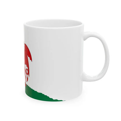 Flag of Cardiff UK - White Coffee Mug-Go Mug Yourself