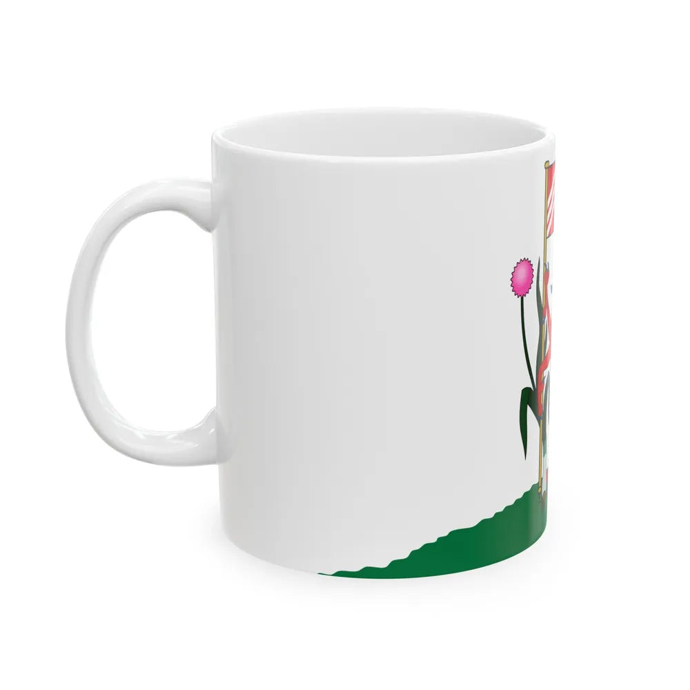 Flag of Cardiff UK - White Coffee Mug-Go Mug Yourself