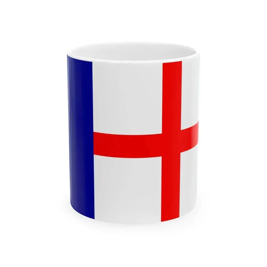 Flag of Cargese (France) White Coffee Mug 11oz - Go Mug Yourself