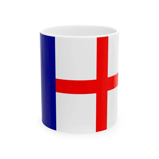 Flag of Cargese (France) White Coffee Mug 11oz - Go Mug Yourself