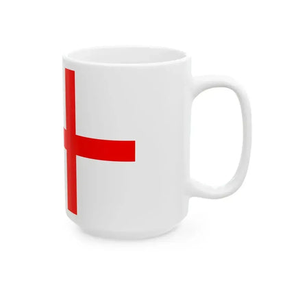 Flag of Cargese (France) White Coffee Mug - Go Mug Yourself