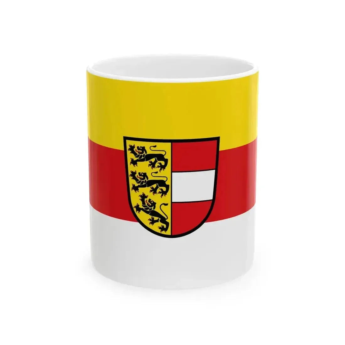 Flag of Carinthia state (Austria) White Coffee Mug 11oz - Go Mug Yourself