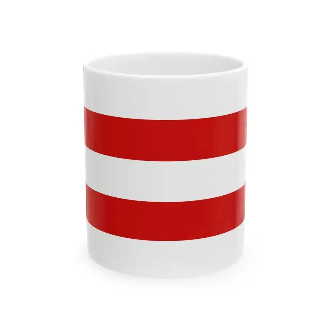Flag of Carpi (Italy) White Coffee Mug 11oz - Go Mug Yourself