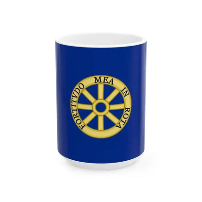 Flag of Carrara (Italy) White Coffee Mug 15oz - Go Mug Yourself