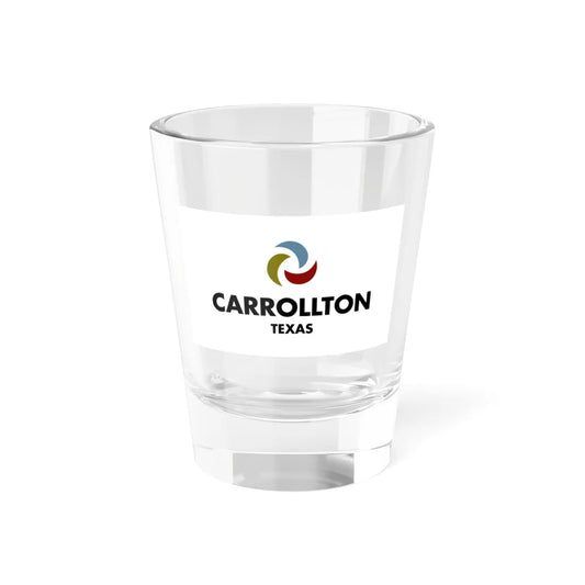 Flag of Carrollton Texas 2016 (United States) Shot Glass 1.5oz 1.5oz - Go Mug Yourself