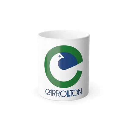 Flag of Carrollton, Texas - Color Changing Coffee Mug 11oz - Go Mug Yourself