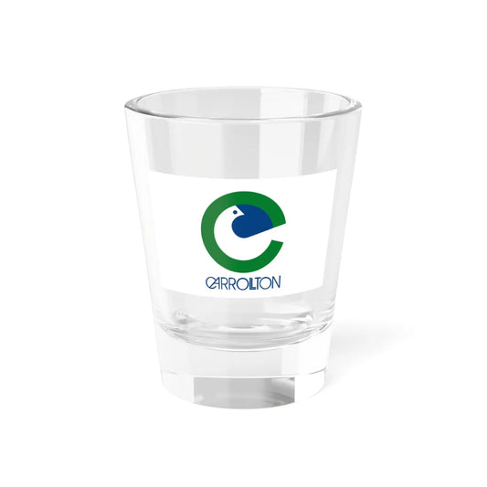 Flag of Carrollton Texas (United States) Shot Glass 1.5oz 1.5oz - Go Mug Yourself