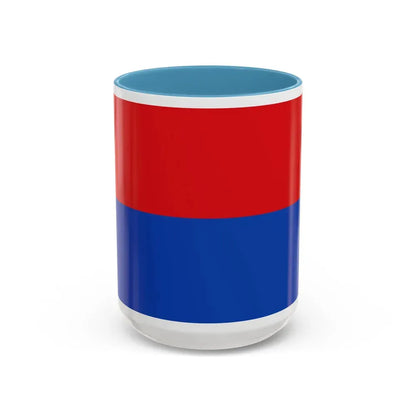 Flag of Cartago Province Costa Rica - Accent Coffee Mug 15oz Light Blue - Go Mug Yourself