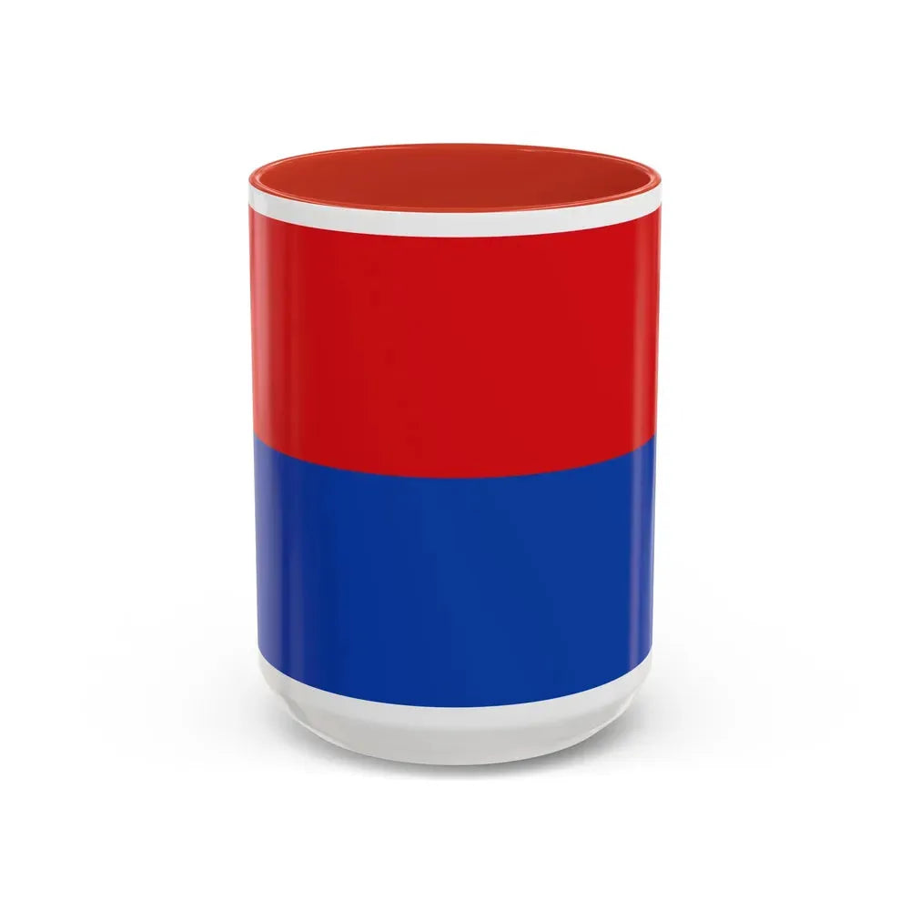 Flag of Cartago Province Costa Rica - Accent Coffee Mug 15oz Red - Go Mug Yourself