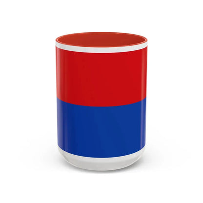 Flag of Cartago Province Costa Rica - Accent Coffee Mug 15oz Red - Go Mug Yourself