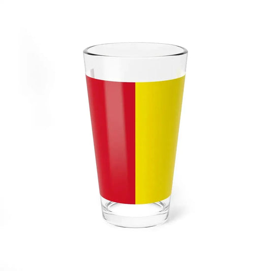 Flag of Casale Monferrato (Italy) Pint Glass 16oz 16oz - Go Mug Yourself