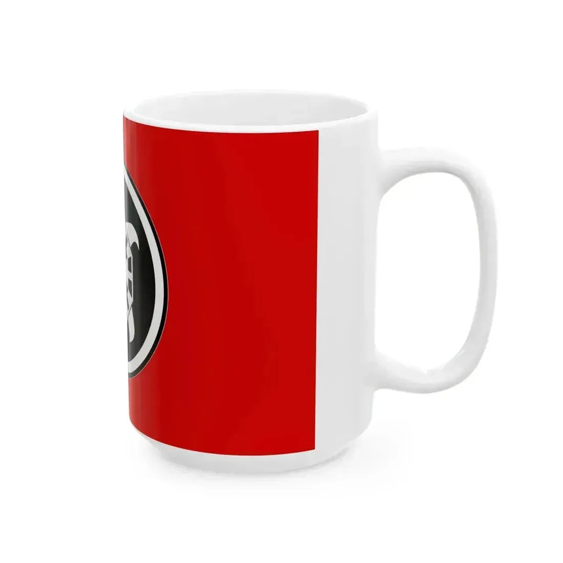 Flag of CasaPound (Italy) White Coffee Mug - Go Mug Yourself