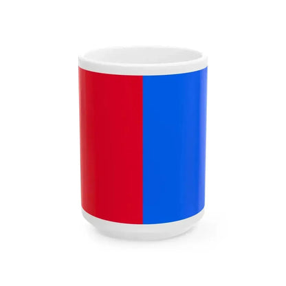 Flag of Caserta (Italy) White Coffee Mug 15oz - Go Mug Yourself