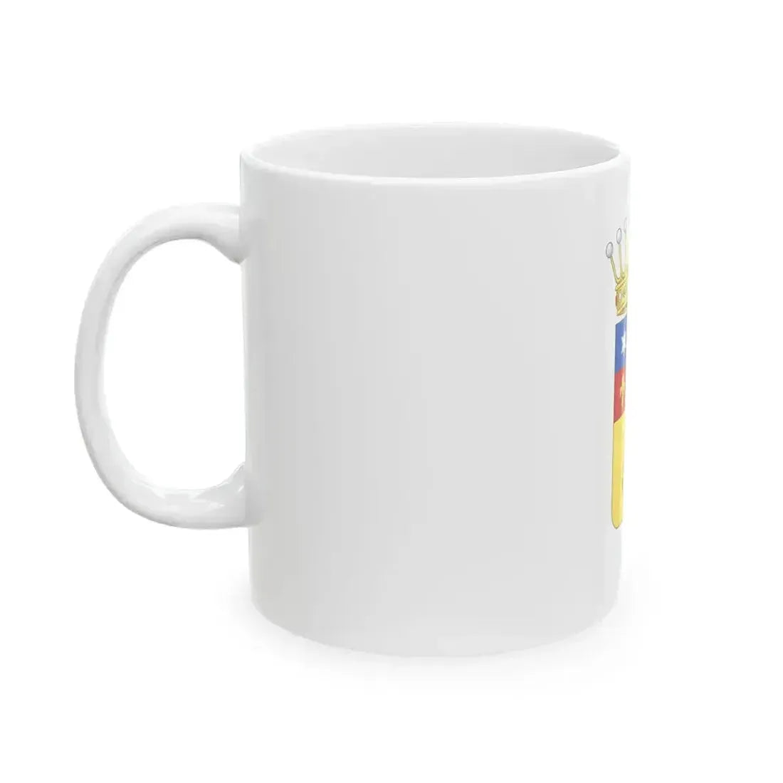 Flag of Castelnovo Monti (Italy) White Coffee Mug - Go Mug Yourself