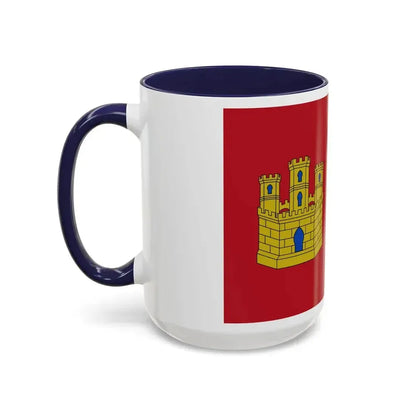 Flag of Castile La Mancha Spain - Accent Coffee Mug - Go Mug Yourself