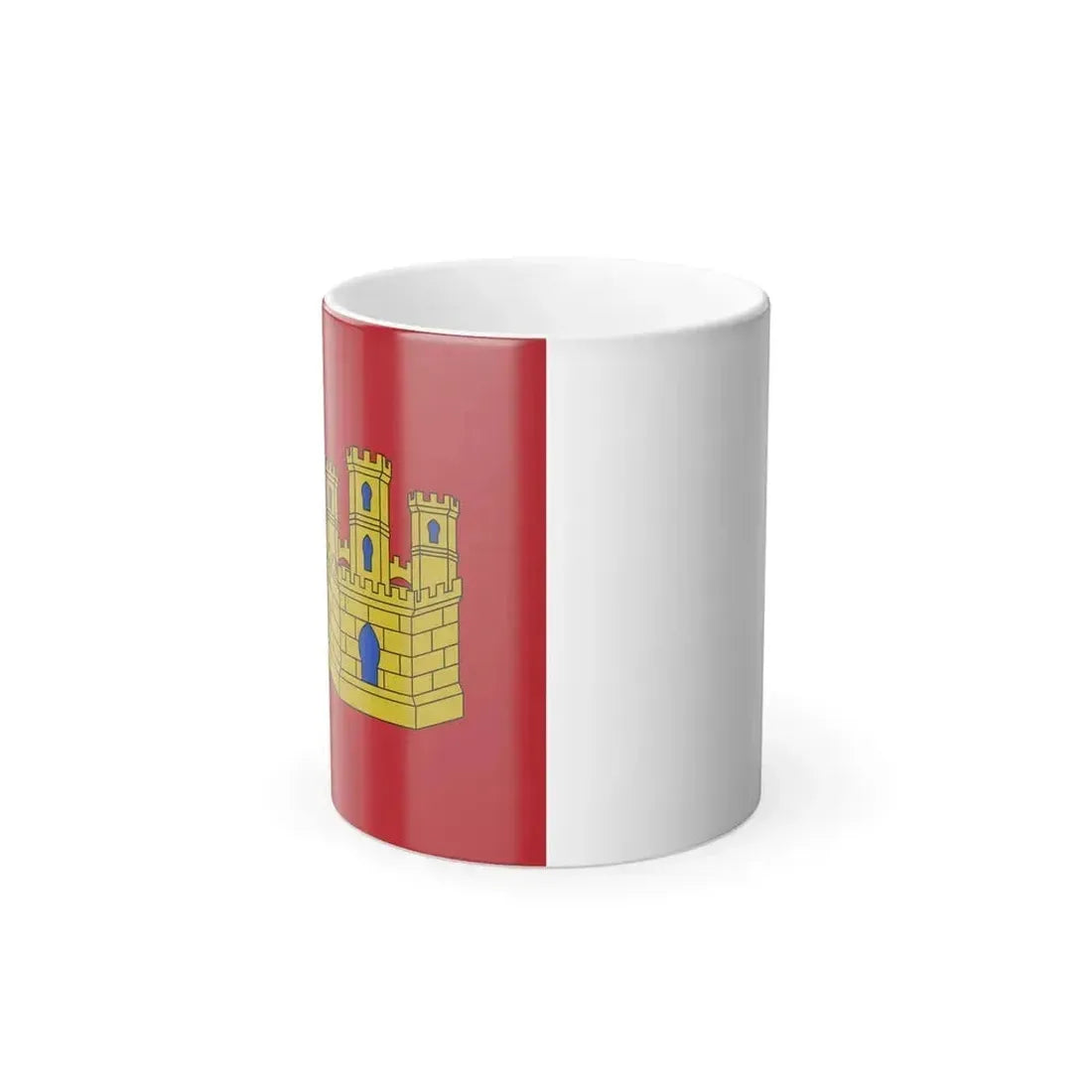 Flag of Castile La Mancha Spain - Color Changing Coffee Mug 11oz - Go Mug Yourself