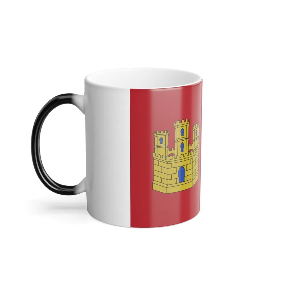 Flag of Castile La Mancha Spain - Color Changing Coffee Mug-Go Mug Yourself