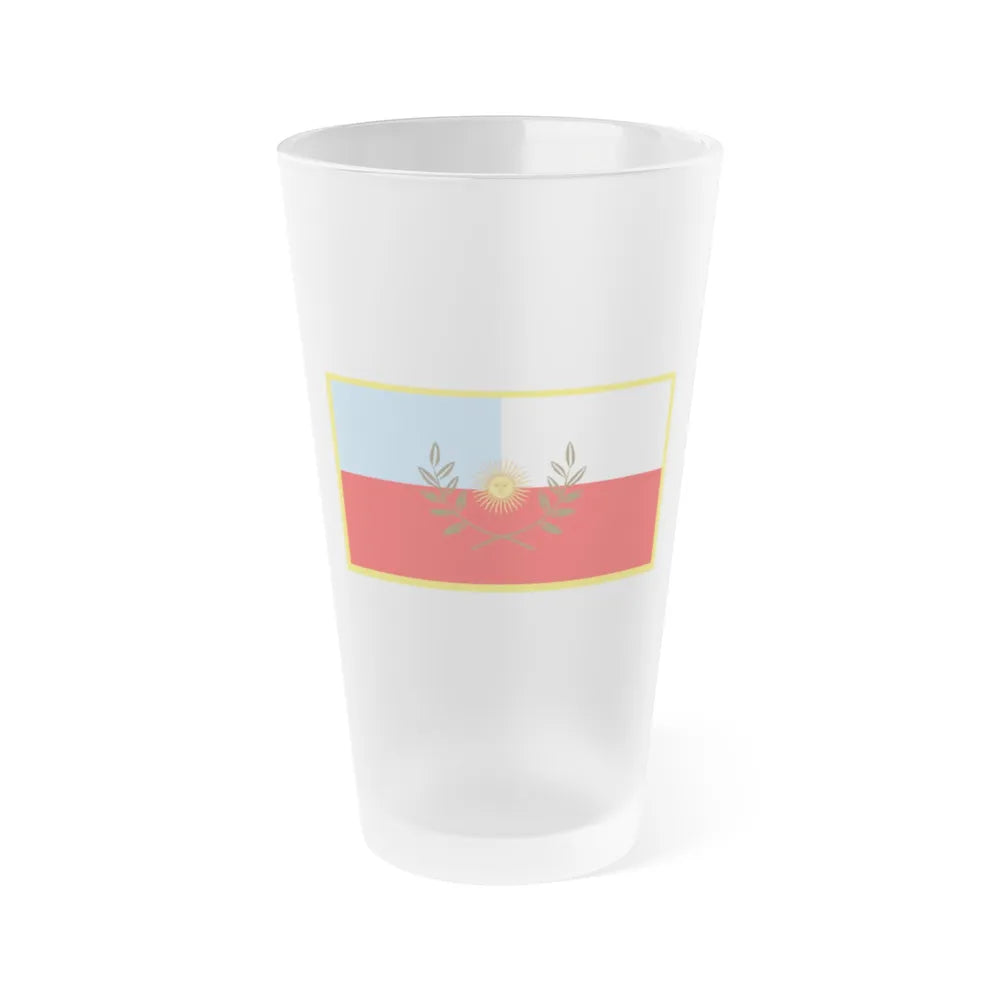 Flag of Catamarca Province Argentina - Frosted Pint Glass 16oz-16oz-Frosted-Go Mug Yourself