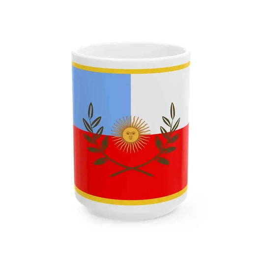 Flag of Catamarca Province Argentina - White Coffee Mug 15oz - Go Mug Yourself