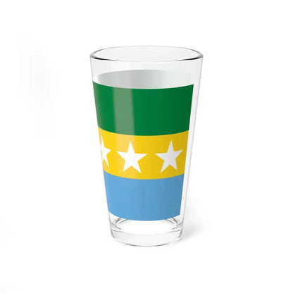 Flag of Catamayo (Ecuador) Pint Glass 16oz - Go Mug Yourself